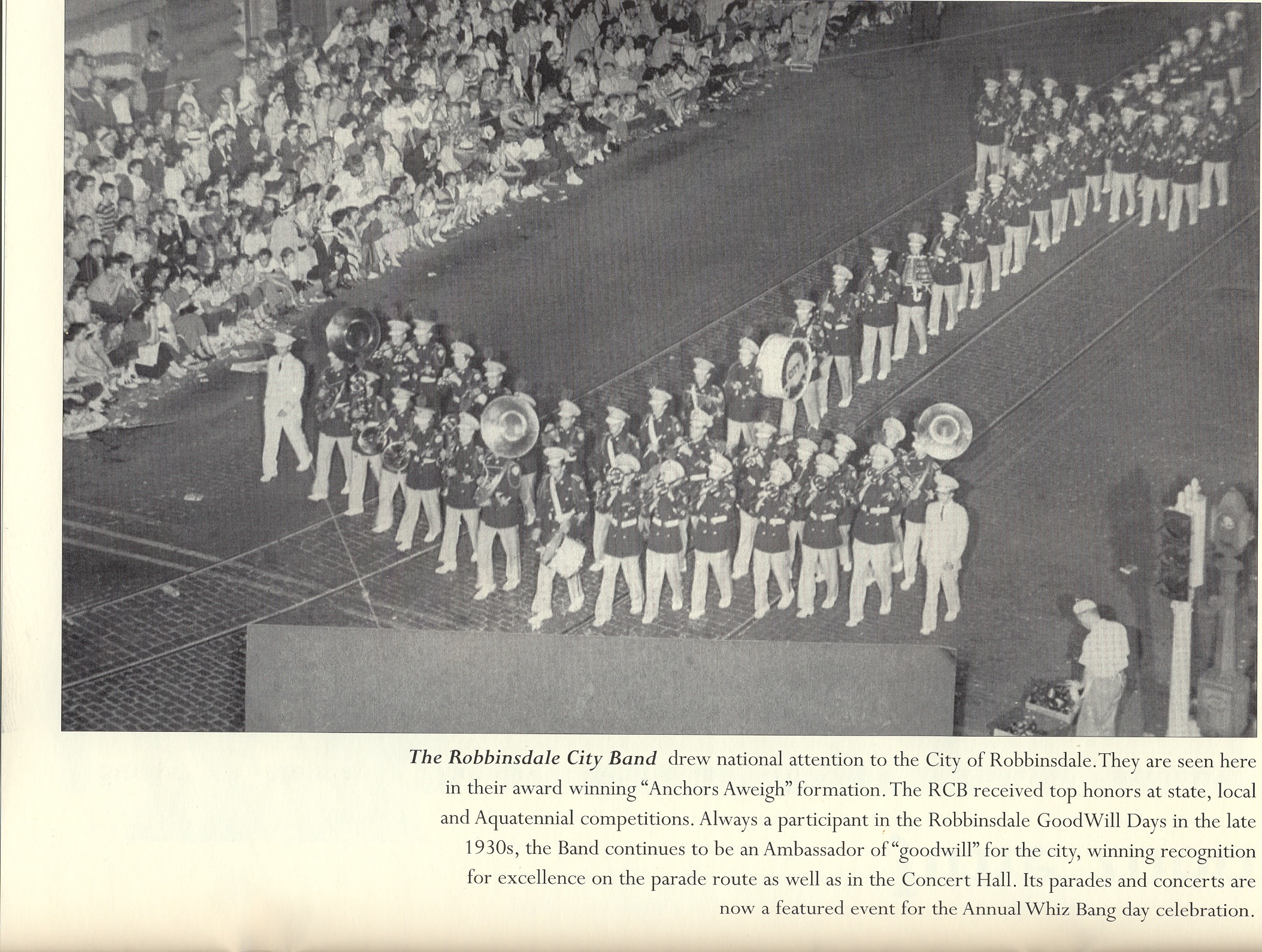 Award Winning Anchors Aweigh Formation